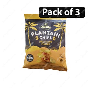 (Pack of 3) Olu Olu Sweet Yellow Plantain Chips 60g