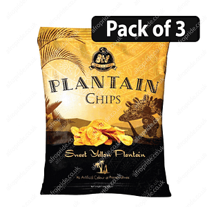 (Pack of 3) Olu Olu Sweet Yellow Plantain Chips 60g