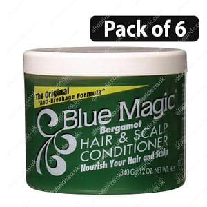 (Pack of 6) Blue Magic Bergamot Hair & Scalp Conditioner 12oz