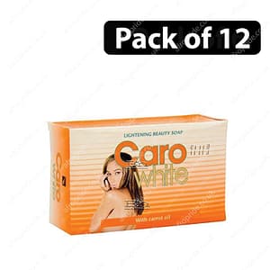 (Pack of 12) Caro White Skin Lightening Beauty Soap 180g