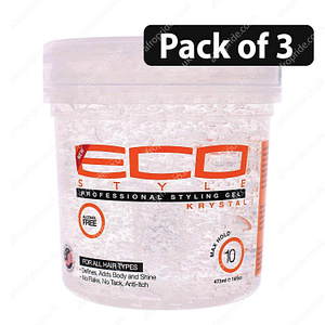 (Pack of 3) Eco Styling Gel Krystal 16oz