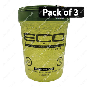 (Pack of 3) Eco Styling Gel Olive Oil 32oz