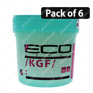 (Pack of 6) Eco Style KFG Gel by Ecoco for Unisex 16oz