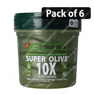 (Pack of 6) ECO Super Olive 10X Moisturizing Gel 16oz