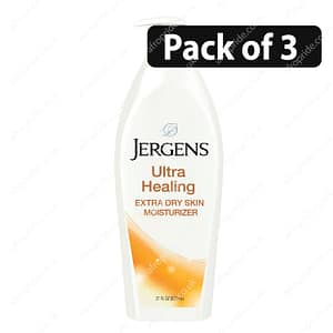 (Pack of 3) Jergens Ultra Healing Extra Dry Skin Moisturizer 621 ml