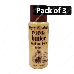 (Pack of 3) Queen Elisabeth Cocoa Butter Hand & Body Lotion 250ml