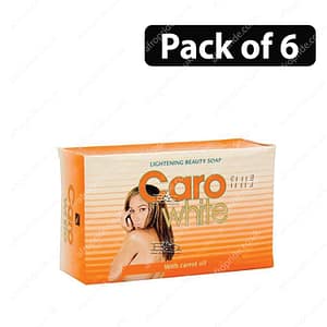 (Pack of 6) Caro White Skin Lightening Beauty Soap 180g