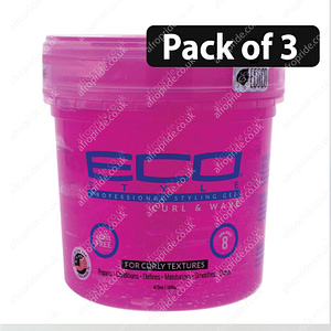 (Pack of 3) Eco Styling Gel Curl & Wave 16oz