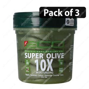 (Pack of 3) ECO Super Olive 10X Moisturizing Gel 16oz