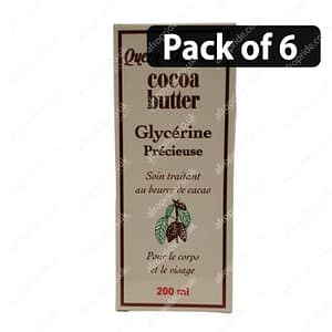 (Pack of 6) Queen Elisabeth Cocoa Butter Precious Glycerine 200ml