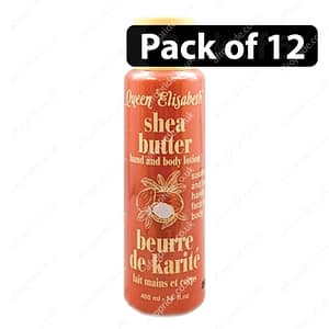 (Pack of 12) Queen Elisabeth Shea Butter Hand & Body Lotion 14oz