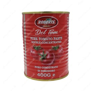 Roberts Del Tom Pure Tomato Paste 400g