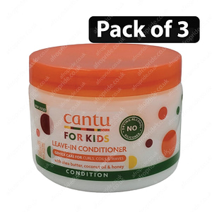 (Pack of 3) Cantu Care For Kids Leave-In Conditioner 10oz