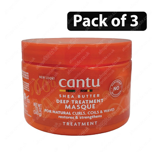 (Pack of 3) Cantu Shea Butter Deep Treatment Masque 12oz
