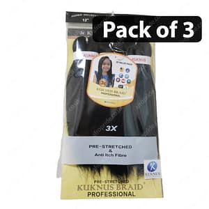 (Pack-of-3)-Kuknus-Braid-Professional-3X-12inches-1