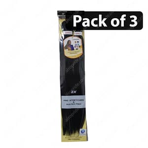 (Pack of 3) Kuknus Collection 2X Braid 26”