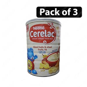 (Pack of 3) Nestle Cerelac Mixed Fruits & Wheat With Milk 1kg
