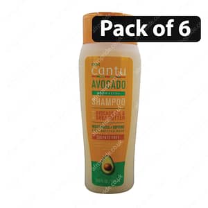 (Pack of 6) Cantu Avocado Hydrating Shampoo with Avocado Oil & Shea Butter 13.5oz