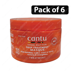 (Pack of 6) Cantu Shea Butter Deep Treatment Masque 12oz