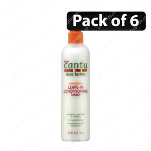 (Pack of 6) Cantu Shea Butter Smoothing Leave-In Conditioning Lotion 10oz