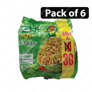 (Pack of 6) Knorr Family Pack Chicken Noodles 4Packs Inside