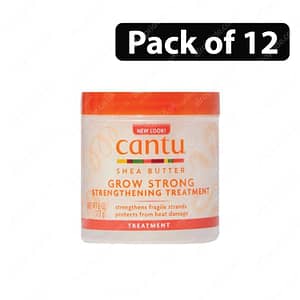 (Pack of 12) Cantu Shea Butter Grow Strong Strengthening Treatment 6oz