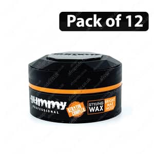 (Pack of 12) Gummy Bright Max Hold Styling Wax 5oz