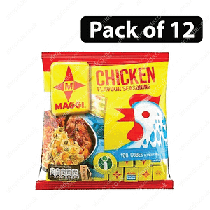 (Pack of 12) Maggi Chicken Cube 400g (100 Cubes)