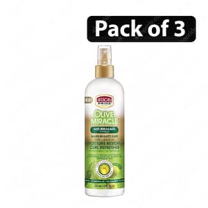 (Pack of 3) African Pride 7-IN-1 Leave -In Moisture Restore Curl Refresher 355ml