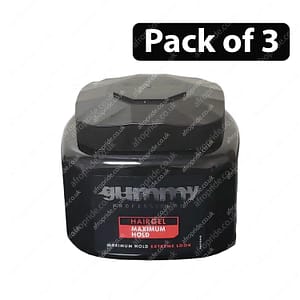 (Pack of 3) Gummy Professional Maximum Hold Extreme Look Hair Gel 700ml
