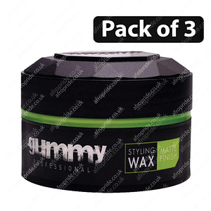 (Pack of 3) Gummy Styling Wax Matte Finish 150ml