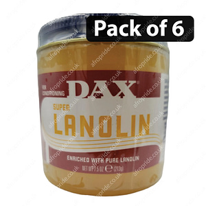 (Pack of 6) Dax Hair Conditioner Super Lanolin 7.5oz