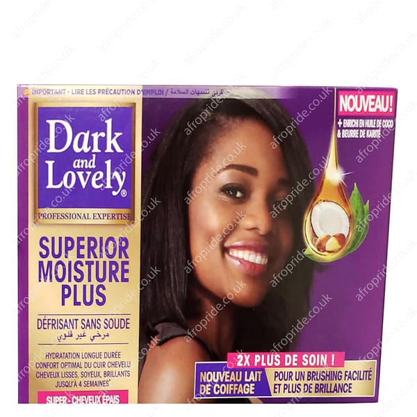 Dark Lovely Superior Mositure Plus No Lye Relaxer Kit Super 2