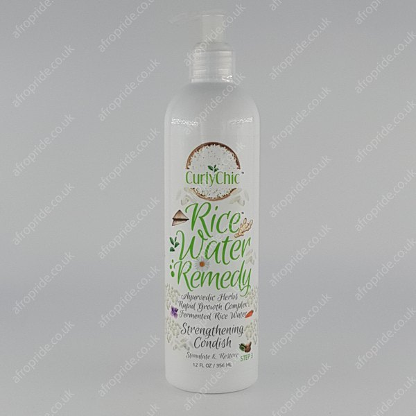 CurlyChic Rice Water Strengthning Conditionor 12oz