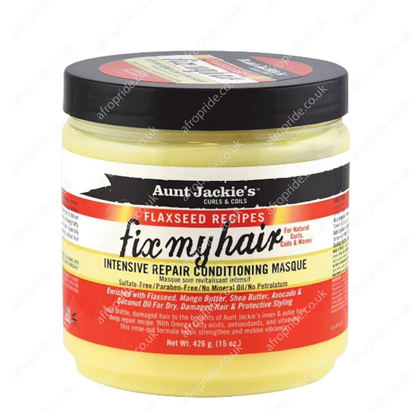 Aunt Jackie's Fixmy Hair Intensive Repair Conditioning Masque 15oz