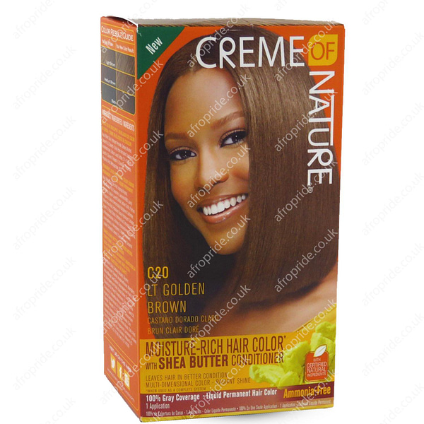 Creme of Nature C20 LT Golden Brown Moisture-Rich Hair Color
