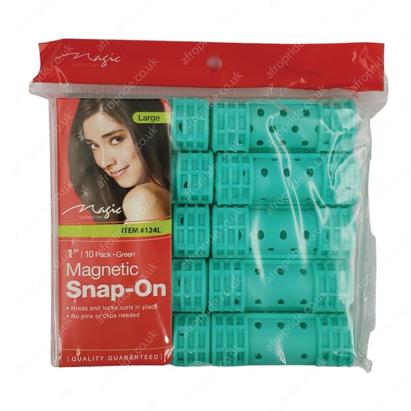 Magic 1"|10 Pack Magnetic Snap-On Large Green