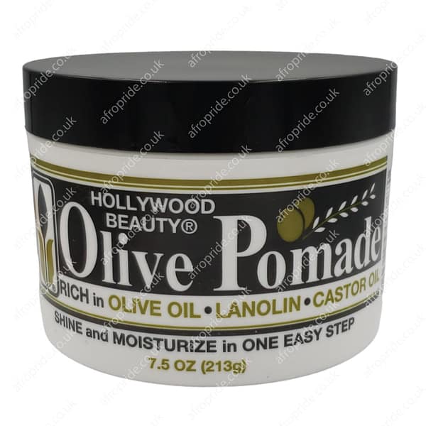 Hollywood Beauty Olive Pomade Shine And Moisturize Extra Dry Hair 7.5oz