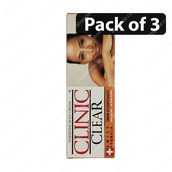 (Pack of 3) Clinic Clear Whitening Body Cream 50g