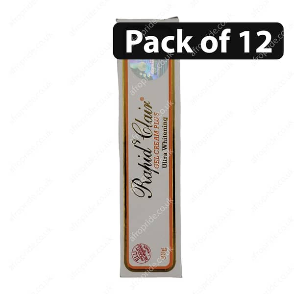 (Pack of 12) Rapid Clair Gel Cream Plus Ultra Whitening 30g