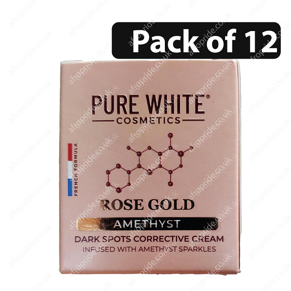 (Pack of 12) Pure White Rose Gold Dark Spots Corrective Cream 30ml