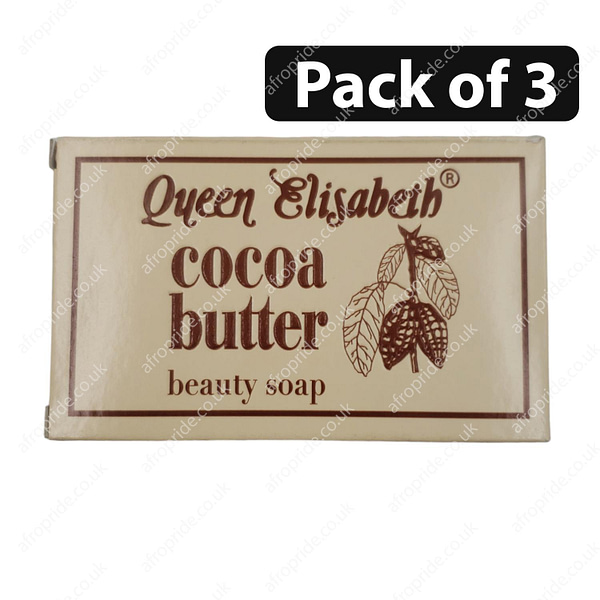 (Pack of 3) Queen Elisabeth Cocoa Butter Beauty Soap 20g