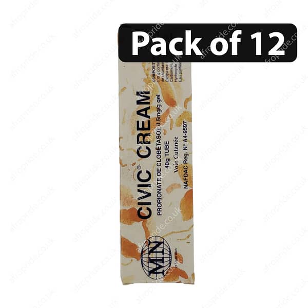 (Pack of 12) Civic Cream 40g