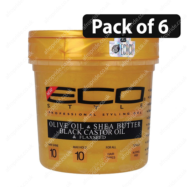 (Pack of 6) Eco Professional Styling Gel 8oz