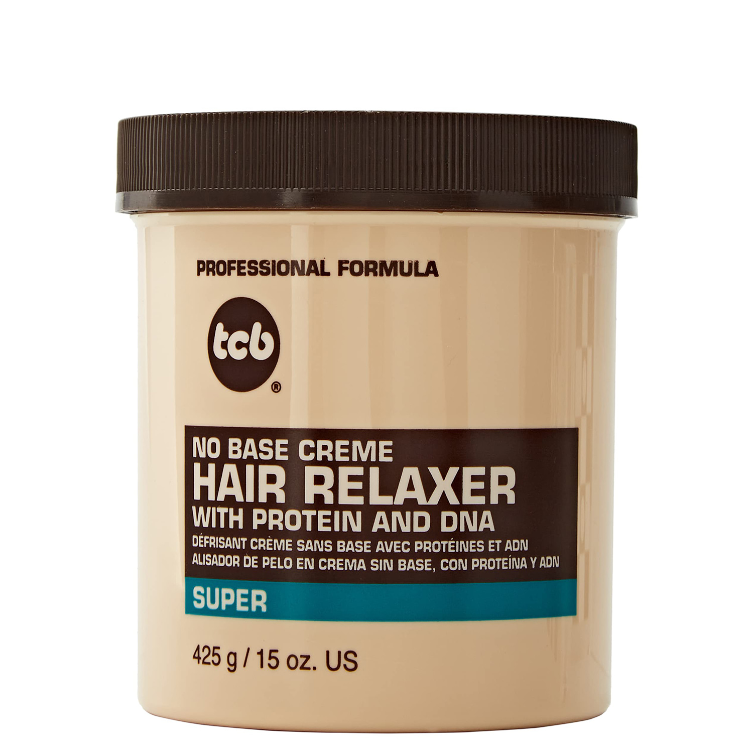 Tcb No Base Creme Hair Relaxer With Protein And Dna 15oz Afro Pride 