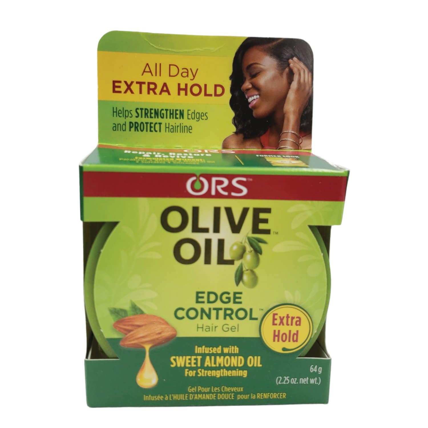ORS Olive Oil Edge Control Hair Gel 64g Afro Pride