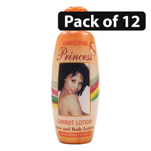 (Pack of 12) Carro Paa Princess Carrot Face And Body Lotion 400ml