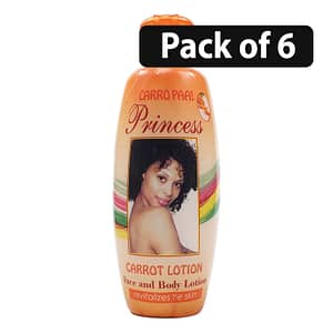 (Pack of 6) Carro Paa Princess Carrot Face And Body Lotion 400ml