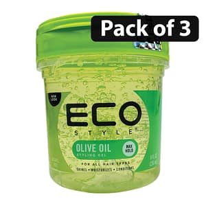 (Pack of 3) ECO Style Olive Oil Gel 8oz