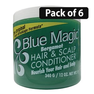(Pack of 6) Blue Magic Bergamot Hair & Scalp Conditioner 12oz